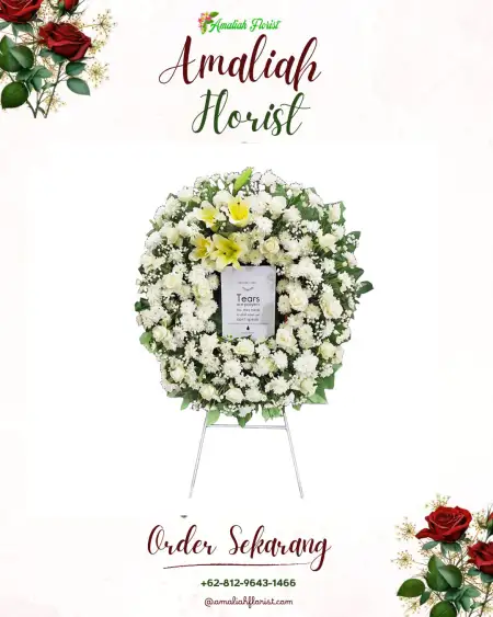 Krans Bunga Duka Margo Mulya