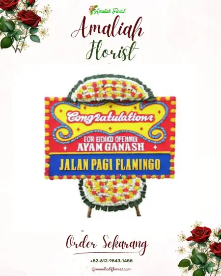 Sewa Papan Bunga Margo Mulya